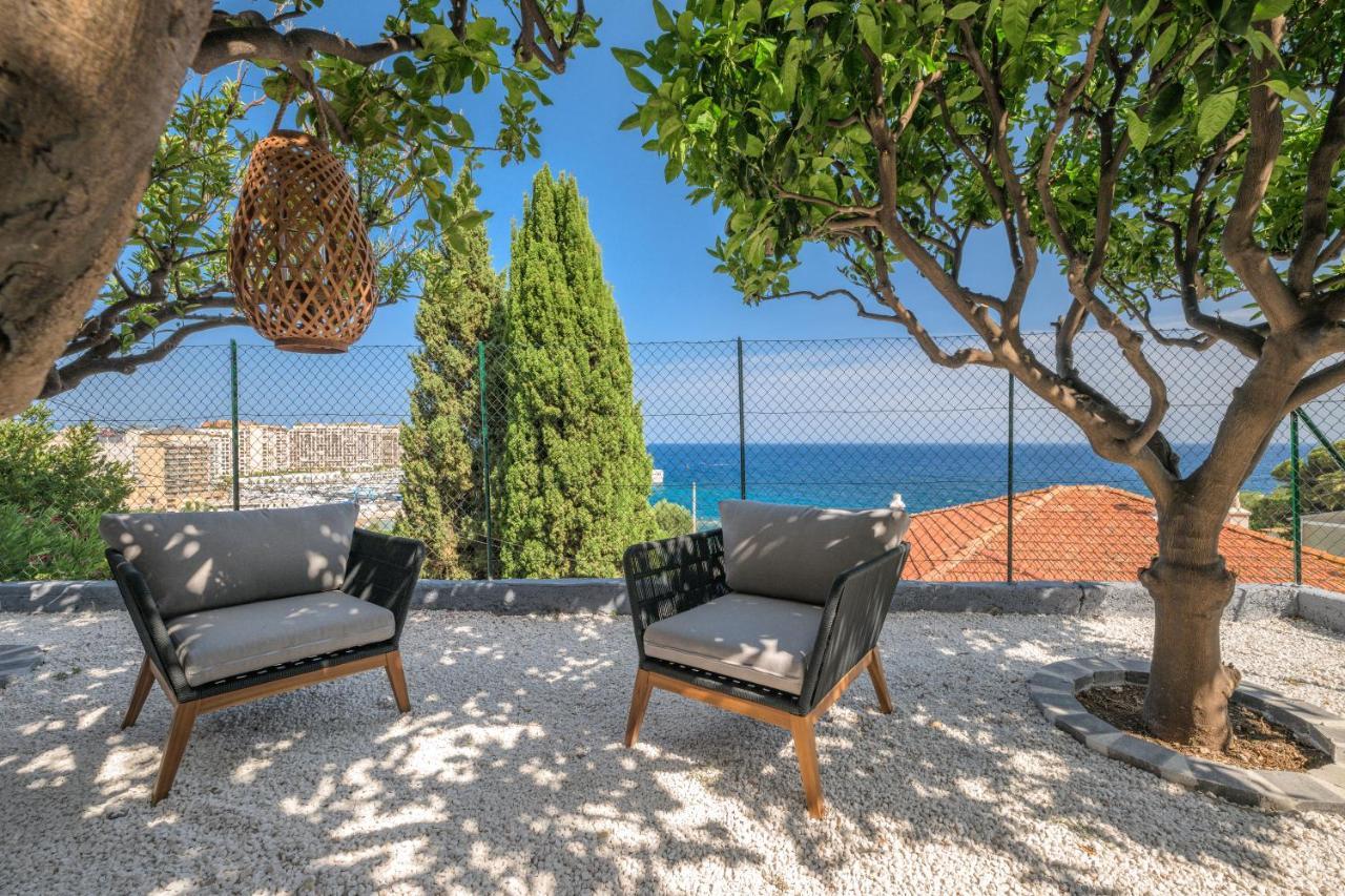 Proche Monaco, Vue Mer, Acces Plage Et Jardin Privatif Saint-Antoine  Exterior foto