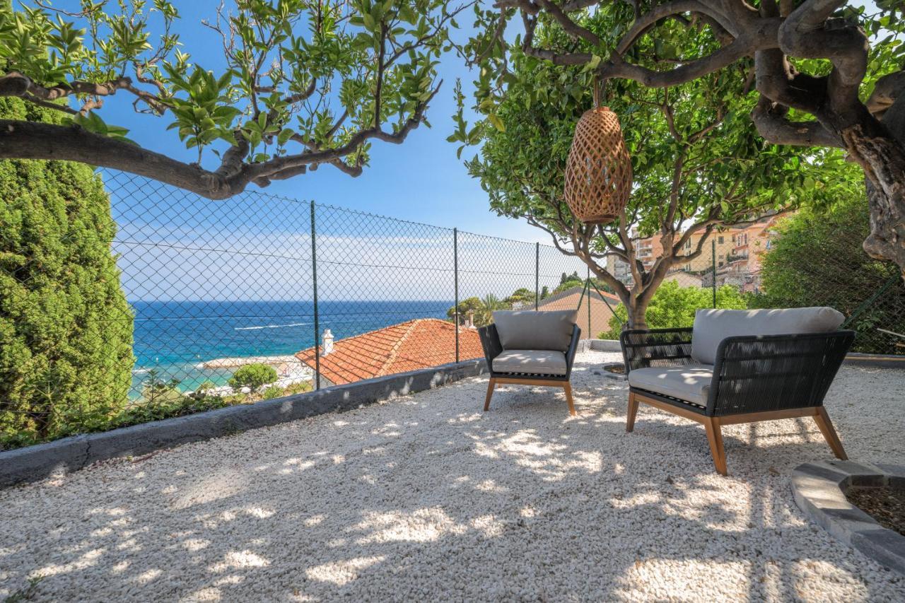 Proche Monaco, Vue Mer, Acces Plage Et Jardin Privatif Saint-Antoine  Exterior foto